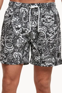 Urban Classics Mens Tattoo Swim Short