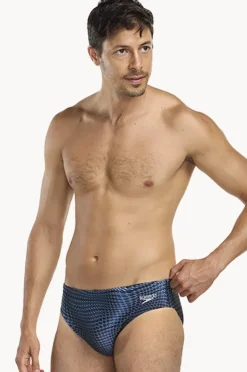 Speedo Mens Tech Allover 7cm Brief