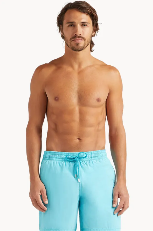 Vilebrequin Mens Turtle Water Reactive Swim Short
