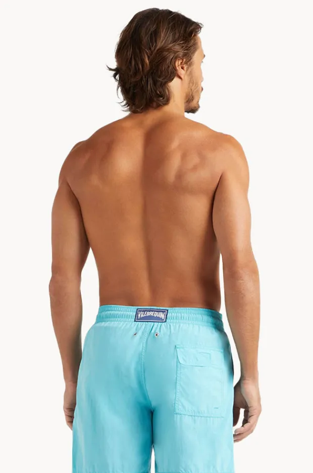 Vilebrequin Mens Turtle Water Reactive Swim Short