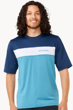 Rip Curl Mens Undertow Short Sleeve Suntop