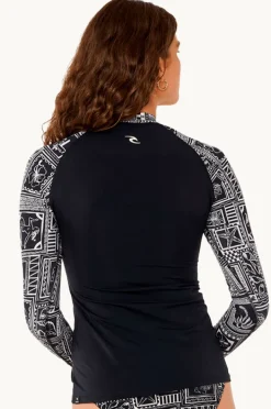 Women Rip Curl Mermaid Beach Long Sleeve Suntop