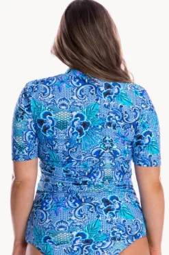 Women Capriosca Mermaid Zip Front Suntop