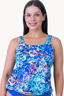 Women T.h.e. Swimwear Mermaids Cove Blouson Tankini Separate