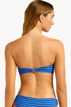 Women Seafolly Mesh Effect Bustier Bandeau