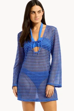 Women Seafolly Mesh Effect Cover Up