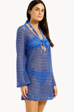 Women Seafolly Mesh Effect Cover Up