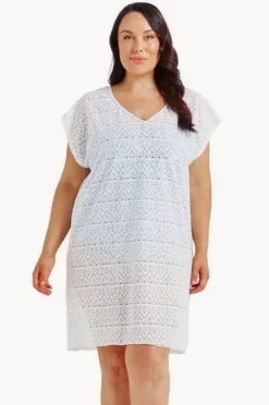 Women Capriosca Mesh V Neck Kaftan