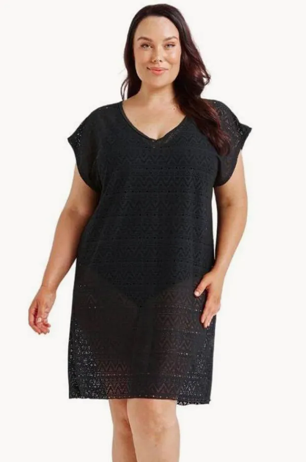 Women Capriosca Mesh V Neck Kaftan