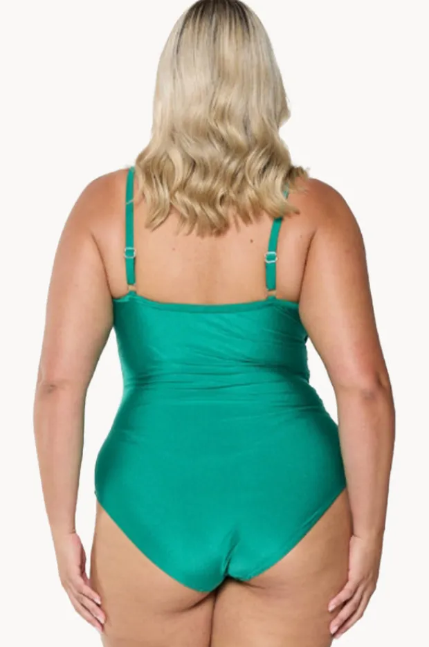 Women Capriosca Metallic Criss Cross One Piece