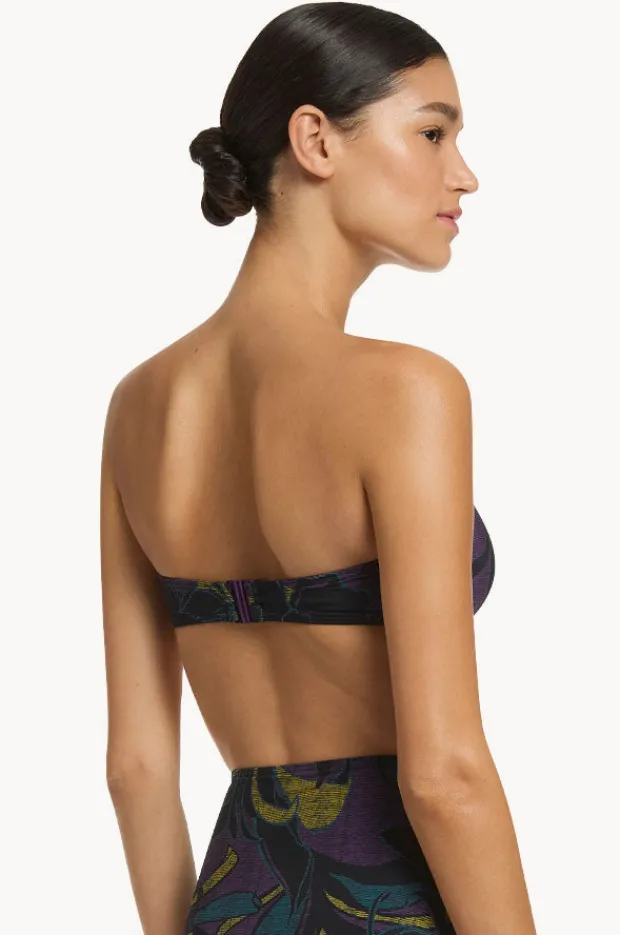 Women Jets Midnight Tropical Bandeau