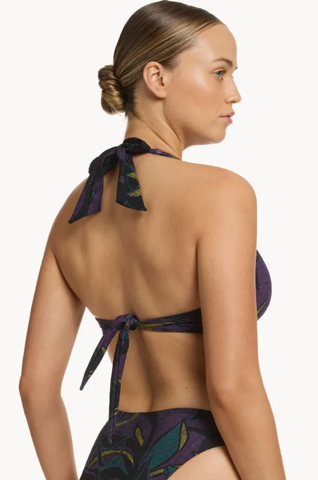 Women Jets Midnight Tropical D/DD Cup Cut Out Top