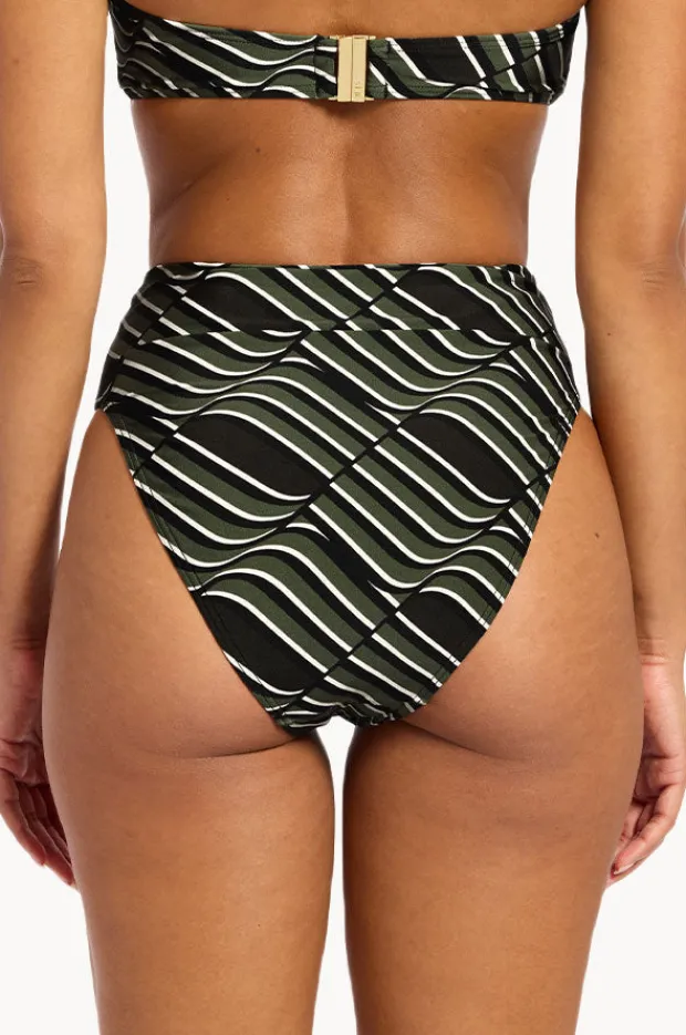 Women Jets Mirage High Waist High Leg Pant