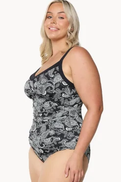 Women Capriosca Mono Paisley DD/E Cup Underwire One Piece
