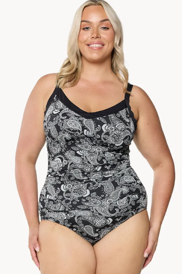 Women Capriosca Mono Paisley F/G Cup Underwire One Piece