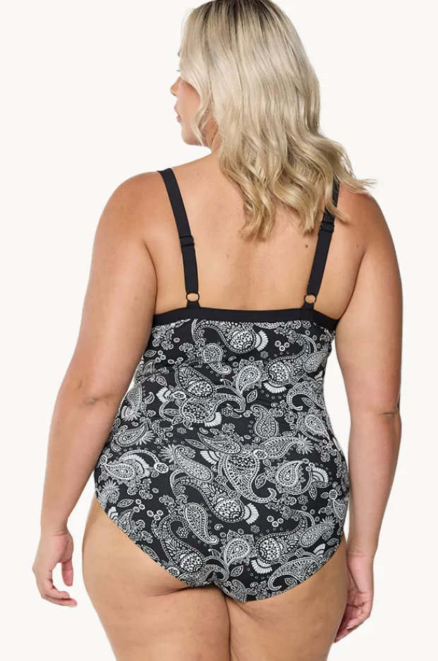 Women Capriosca Mono Paisley F/G Cup Underwire One Piece