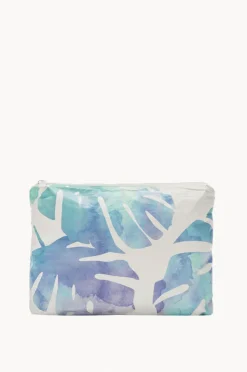 Women Aloha Monstera Mid Pouch