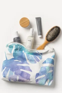 Women Aloha Monstera Mid Pouch
