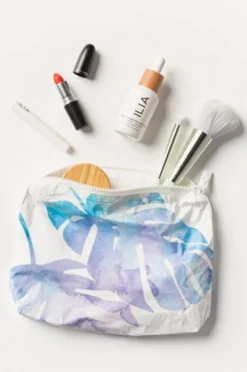 Women Aloha Monstera Small Pouch