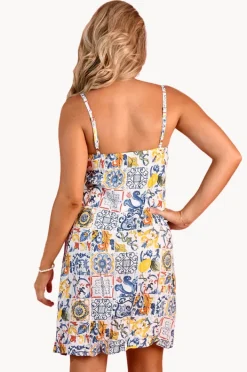 Women Go Girl Moroccan Tiles Sadie Shift Dress