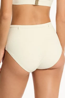 Women Sea Level Nautique Panelled High Waist Pant