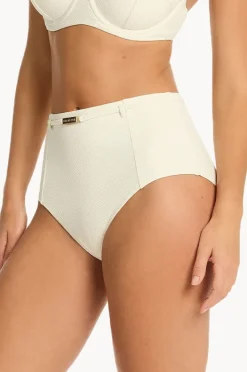 Women Sea Level Nautique Panelled High Waist Pant