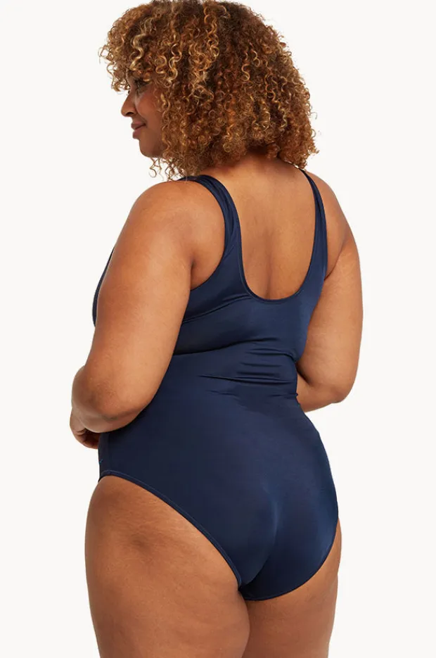 Women Zoggs Neon Crystal Scoopback One Piece