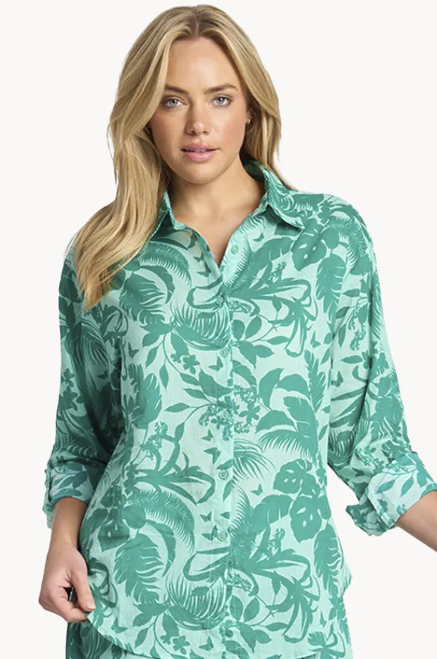 Women Sunseeker Neverland Boyfriend Shirt