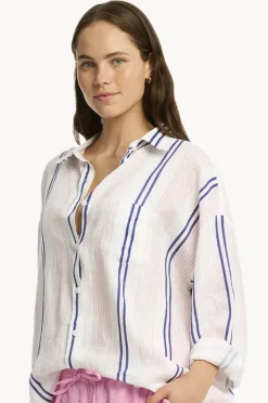 Women Sea Level Newport Beach Shirt