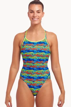 Women Funkita No Cheating Diamond Back One Piece