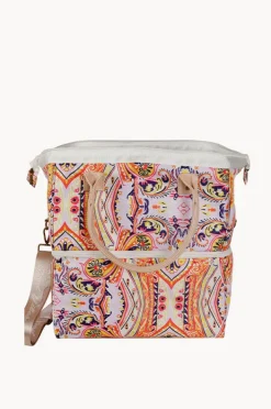 Women Good Vibes Nomad Paisley Picnic Cooler Bag