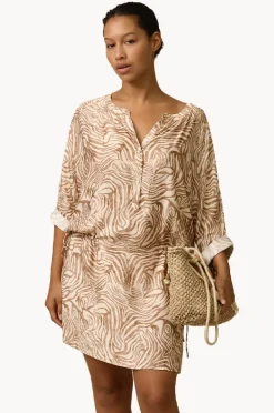 Women Monte u0026 Lou Nova 3/4 Sleeve Shirt Dress
