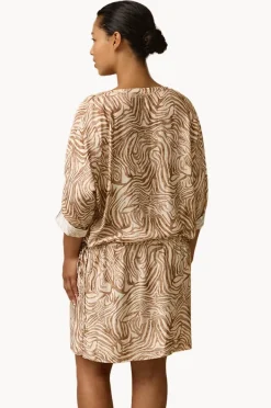Women Monte u0026 Lou Nova 3/4 Sleeve Shirt Dress