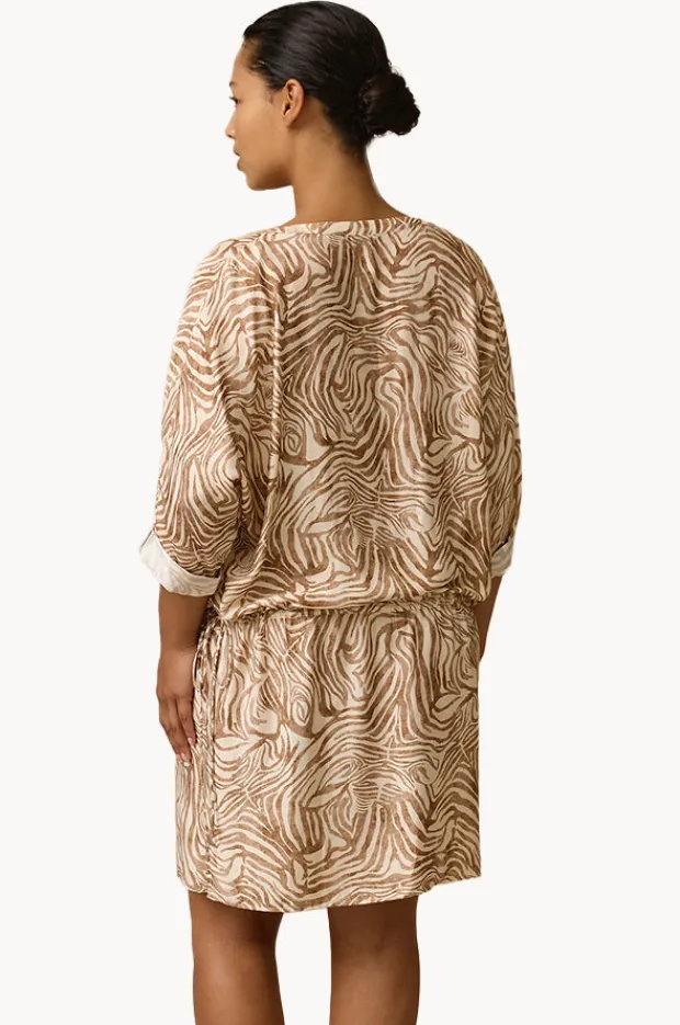 Women Monte u0026 Lou Nova 3/4 Sleeve Shirt Dress