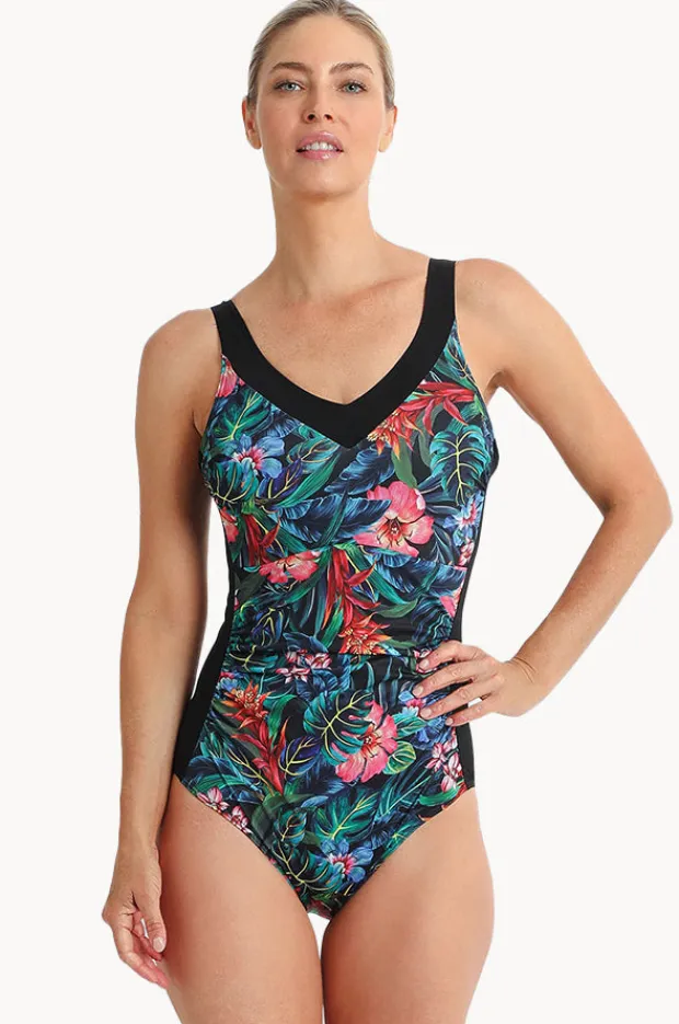 Women Poolproof Oasis E/F Cup Vee One Piece