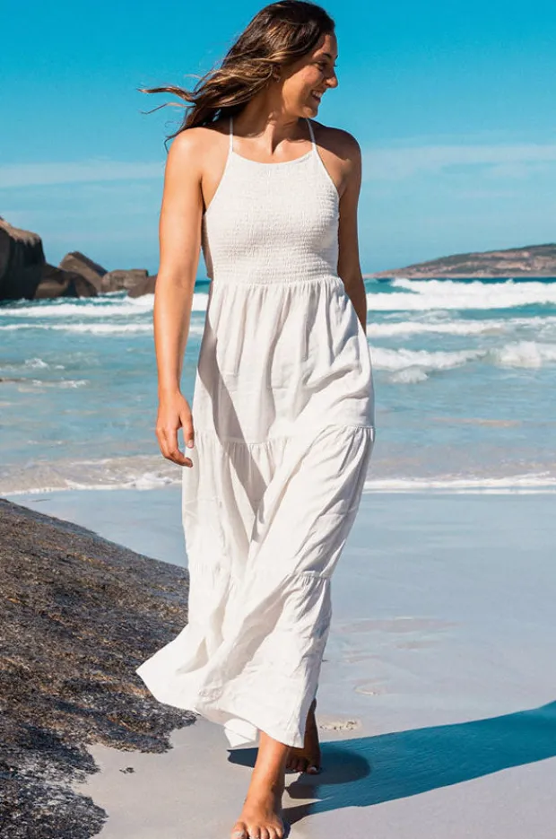 Women Rip Curl Pacific Dreams Embroidered Dress