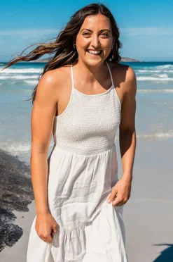 Women Rip Curl Pacific Dreams Embroidered Dress