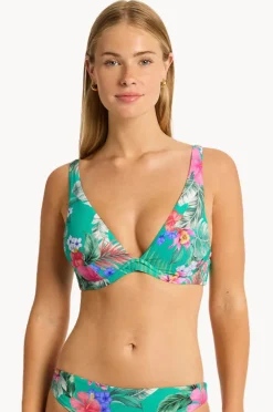 Women Sea Level Pacifico Longline Underwire Bra
