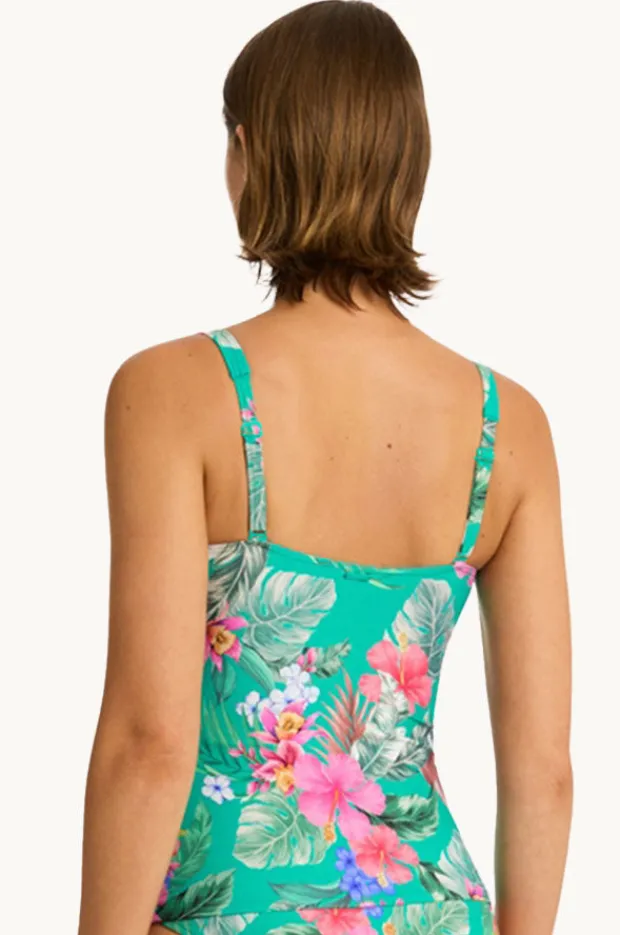 Women Sea Level Pacifico Twist Front Tankini Separate