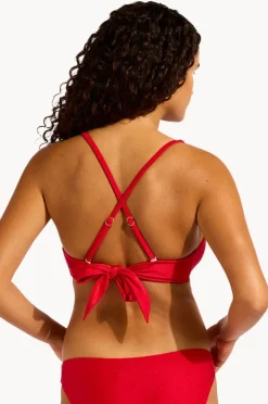 Women Seafolly Palermo Multi Fit Longline Tri