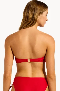Women Seafolly Palermo Ring Front Bandeau