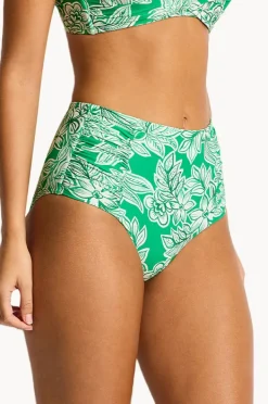 Women Sea Level Palmera Gathered High Waist Pant