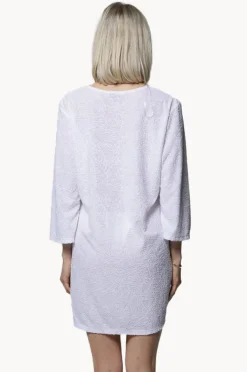 Women J.valdi Palms Terry V Neck Tunic