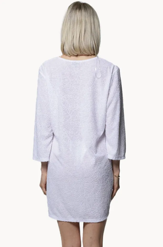 Women J.valdi Palms Terry V Neck Tunic
