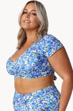 Women Capriosca Pansy Frill Wrap Bra