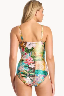 Women Sunseeker Papaya E/F Cup Minimiser One Piece
