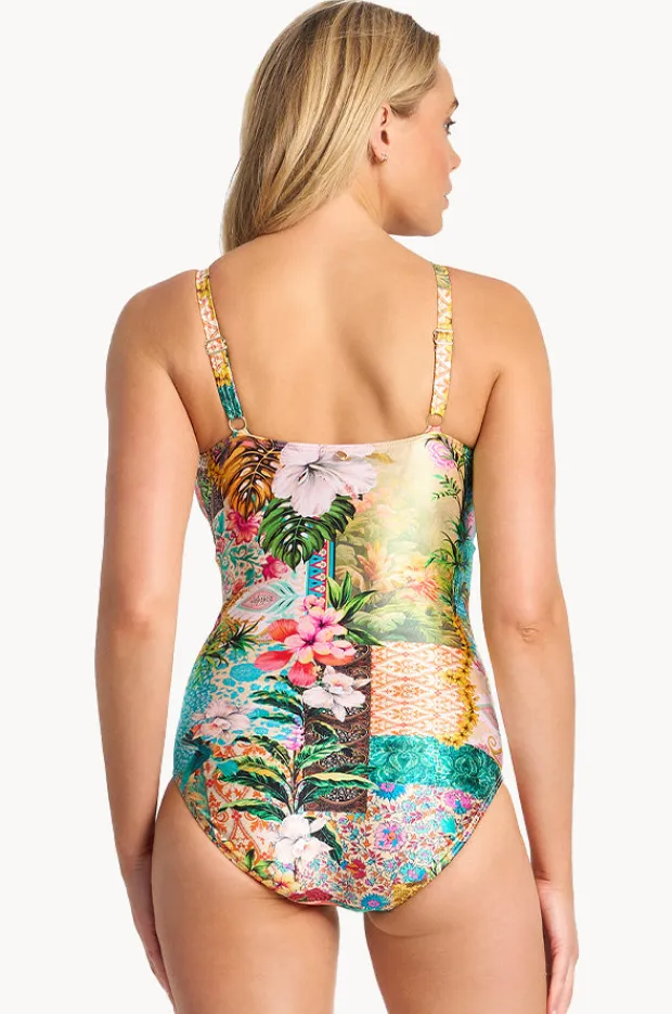 Women Sunseeker Papaya E/F Cup Minimiser One Piece