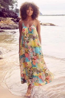 Women Sunseeker Papaya Scoop Maxi Dress