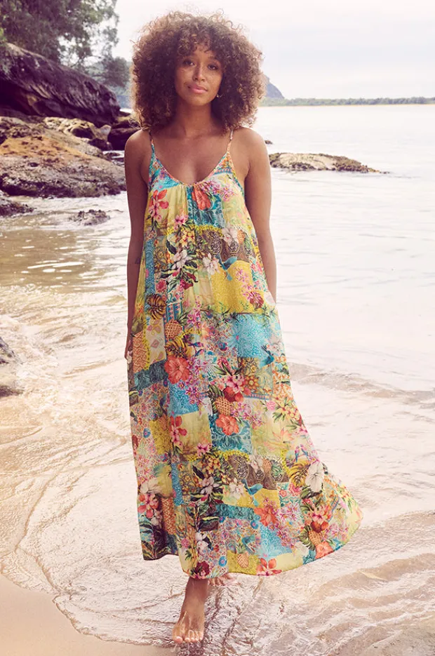 Women Sunseeker Papaya Scoop Maxi Dress