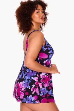 Women Genevieve Paper Flowers Swim Dress